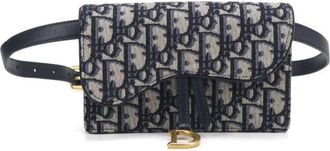 Dior Navy Jacquard Fanny Pack (Pre-Owned)