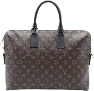 Louis Vuitton Pre-owned Handbags, female, Brown, Size: ONE SIZE Pre-owned Vintage Canvas Handbag