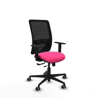 Piqueras y Crespo Silla De Oficina Piqueras Y Crespo Zulema Negro Mesh Cuero