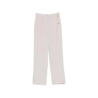Herno Wide Trousers, female, Gray, Size: XL Wide Trousers