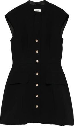Sandro Abito corto con scollo a V - Nero
