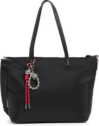 Madden Girl Recycled Polyester Tote Bag in Black at Nordstrom Rack