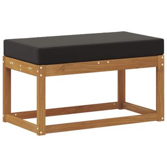 vidaXL Banco De Taburete Exterior Madera De Acacia S&oacute;lida Natural Vidaxl