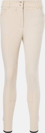 Loro Piana Doris cotton-blend twill slim pants