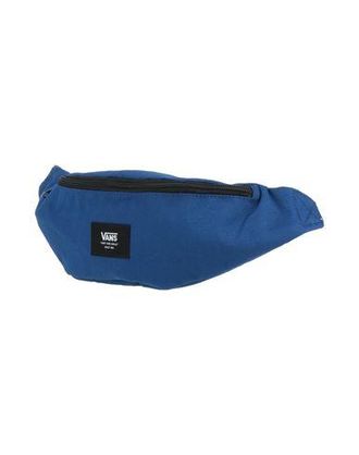 Vans Ward Cross Body Pack Large Belt Bag in Blue Canvas with Zipper Closure