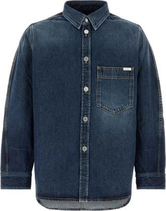 Givenchy Classic Shirt Strong Wash Unfold - Heren - Spijkeroverhemden - Blauw - L - Denim - Overhemden