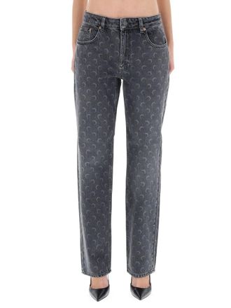 Marine Serre Moon Laser Jeans