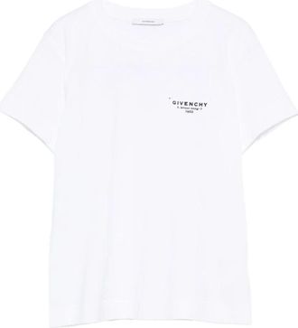 Givenchy Witte T-shirt voor vrouwen Aw 25 - Dames - T-shirts - Wit - S - Tops