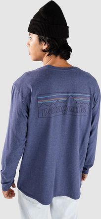 Patagonia P-6 Logo Responsibili Longsleeve blau