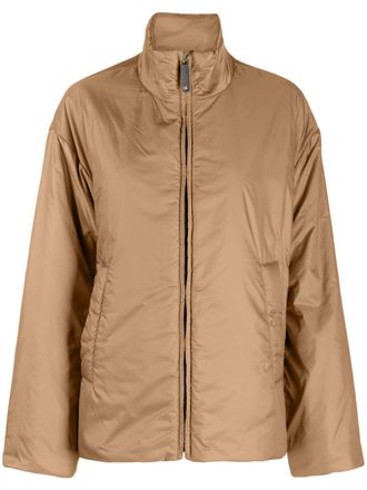Max Mara high-neck padded jacket - Brown