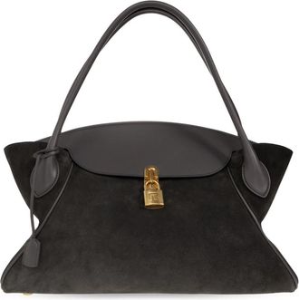Balmain Pulse Day Bag - Dames - Schoudertassen - Grijs - ONE Size - Leer - Tassen