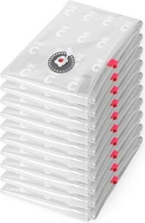 Compactor Compactor Cajas de almacenamiento - Juego de bolsas de almacenamiento al vacío, tamaño L, transparentes RAN10461