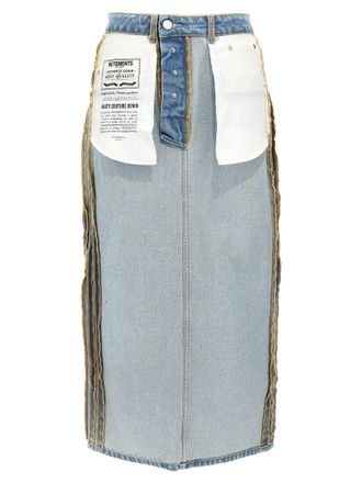VETEMENTS Womens Inside-Out Skirt