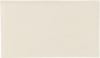 Saint Laurent Womens Pouch Uptown Beige Calf Skin Clutch Bags