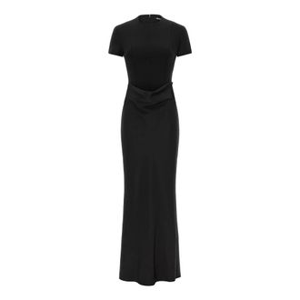 Rotate Gown - Dames - Avondkleed - Zwart - L - Polyester - Kleedjes