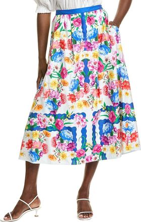 Elie Tahari Marice Printed Skirt