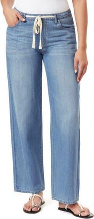 Kensie Low Rise Elastic Back Straight Leg Jeans in Pippa at Nordstrom Rack, Size Medium