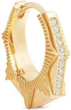 Marie Lichtenberg 18K Yellow Gold NYC Diamond Hoop Earrings - Womens - 18kt Yellow Gold/Diamond