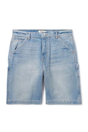 Cherry Los Angeles Straight-Leg Denim Shorts