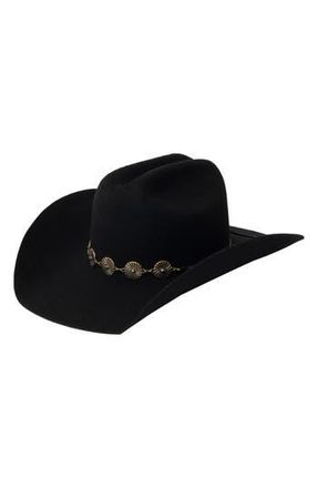 San Diego Hat Company Concho Band Cowboy Hat in Black at Nordstrom Rack