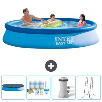 Intex Piscina Easy Set Redonda - 366x76 Cm - 7-piezas Scb6