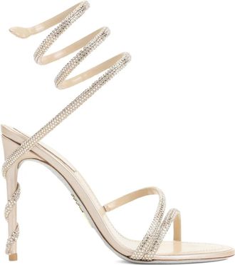 Rene Caovilla Sandali con tacco a spirale - Toni neutri