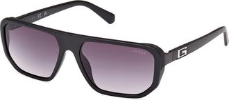 Guess GU00124 02B Mens Sunglasses Black Size 59