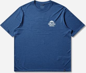 Patagonia Men s Capilene Cool Daily Shirt Great Waves Clement Blue