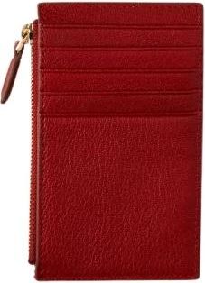 Borbonese Medium Cardholder Pouch - Dames - Portefeuilles - Rood - ONE Size - Leer - Accessoires