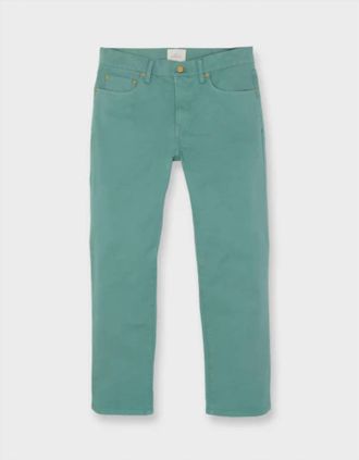 Sid Mashburn Mens Slim Straight 5 Pocket Pants In Lovat