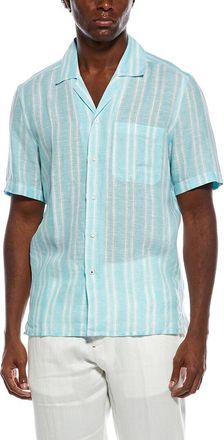 Isaia Camp Linen Shirt