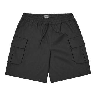 Arte Casual Shorts, male, Black, Size: L Linen Cargo Shorts