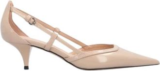 Pinko Ada Pumps - Dames - Pumps - Beige - 36 EU - Leer - Schoenen