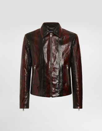 Dolce & Gabbana Giubbotto - Man Coats And Jackets Multi-colored 48