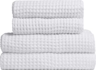 Parachute Turkish Cotton Waffle Bath Essentials in White at Nordstrom, Size Hand Towel
