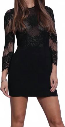 Karina Grimaldi Lucilla Mini Dress In Black