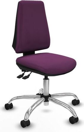 Piqueras y Crespo Piqueras Y Crespo - Elche as similpiel morado base cromada ruedas nailon 65mm