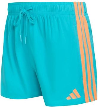 adidas 3 Stripes Bold Short 3 Badehose f&uuml;r Herren | t&uuml;rkis