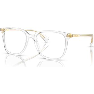 Ralph Lauren 55mm Square optical glasses in Transparent at Nordstrom