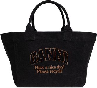 Ganni Borsa Easy Shopper - Nero