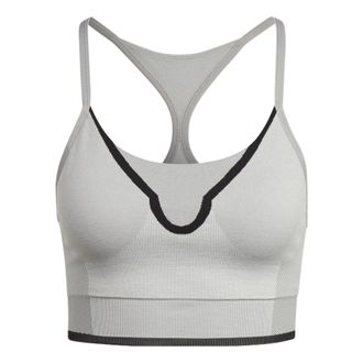 adidas (WMNS) adidas by Stella McCartney Medium Support Sports Bra Grey HR8893