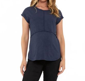 Ripe Richie Nursing Tee In Indigo
