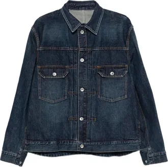 sacai Outerwear Sacai - Heren - Spijkerjassen - Blauw - M - Denim - Jassen