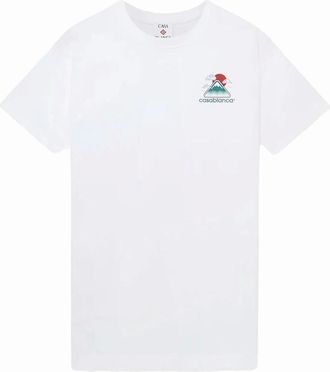 Casablanca Mens Casablanca Montagne Ondulee T-Shirt White - Size: 42