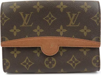 Louis Vuitton Pochette Arche Waist Monogram Canvas Brown Canvas Handbag (Pre-Owned)