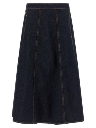 Alberta Ferretti Cotton Mini Womens Skirt