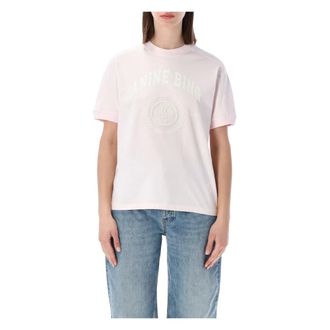 Anine Bing T-Shirts, female, Pink, Size: XS Jaylin TEE