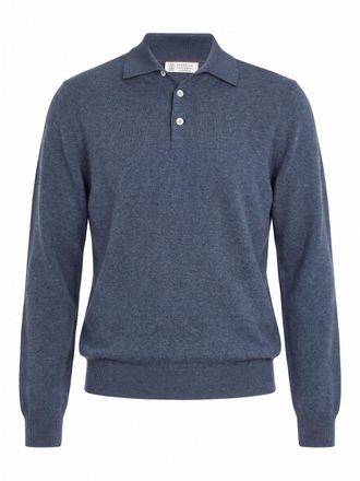 Brunello Cucinelli Cashmere Knit Polo Shirt