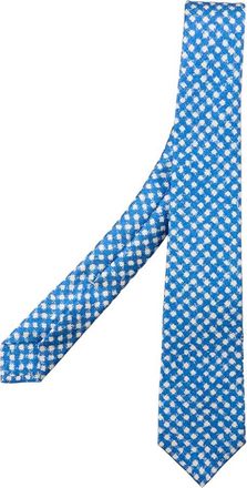 Kiton Cravatta - Heren - Stropdassen - Blauw - ONE Size - Accessoires