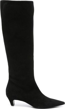 Roberto Festa Milano 50mm suede boots - women - Suede - 38 1/2 - Black